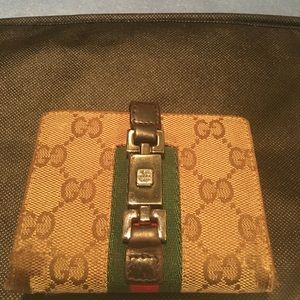 Gucci  bifold canvas wallet